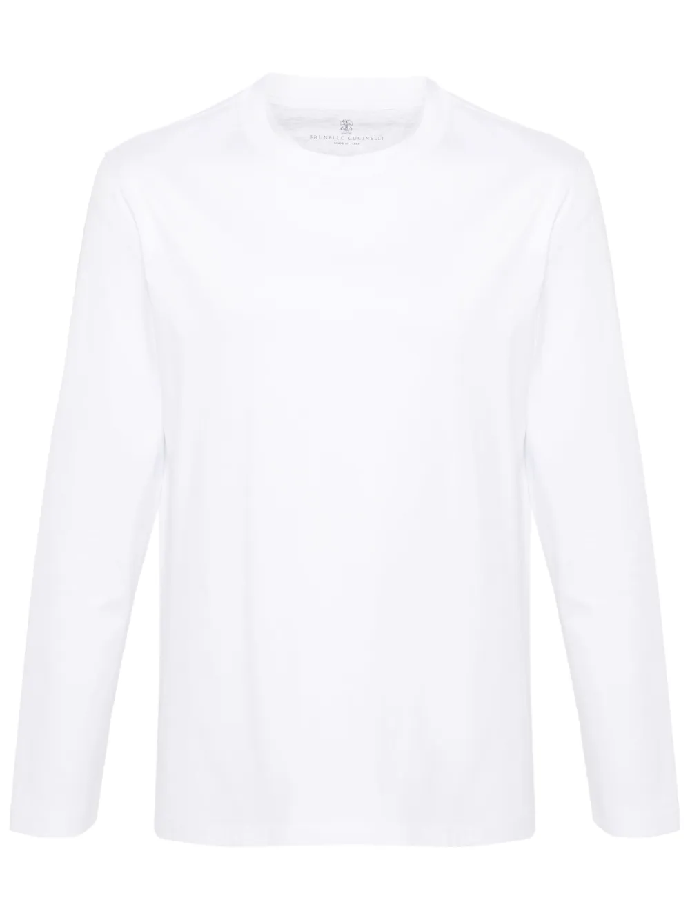 

Футболка с длинными рукавами Brunello Cucinelli, белый
