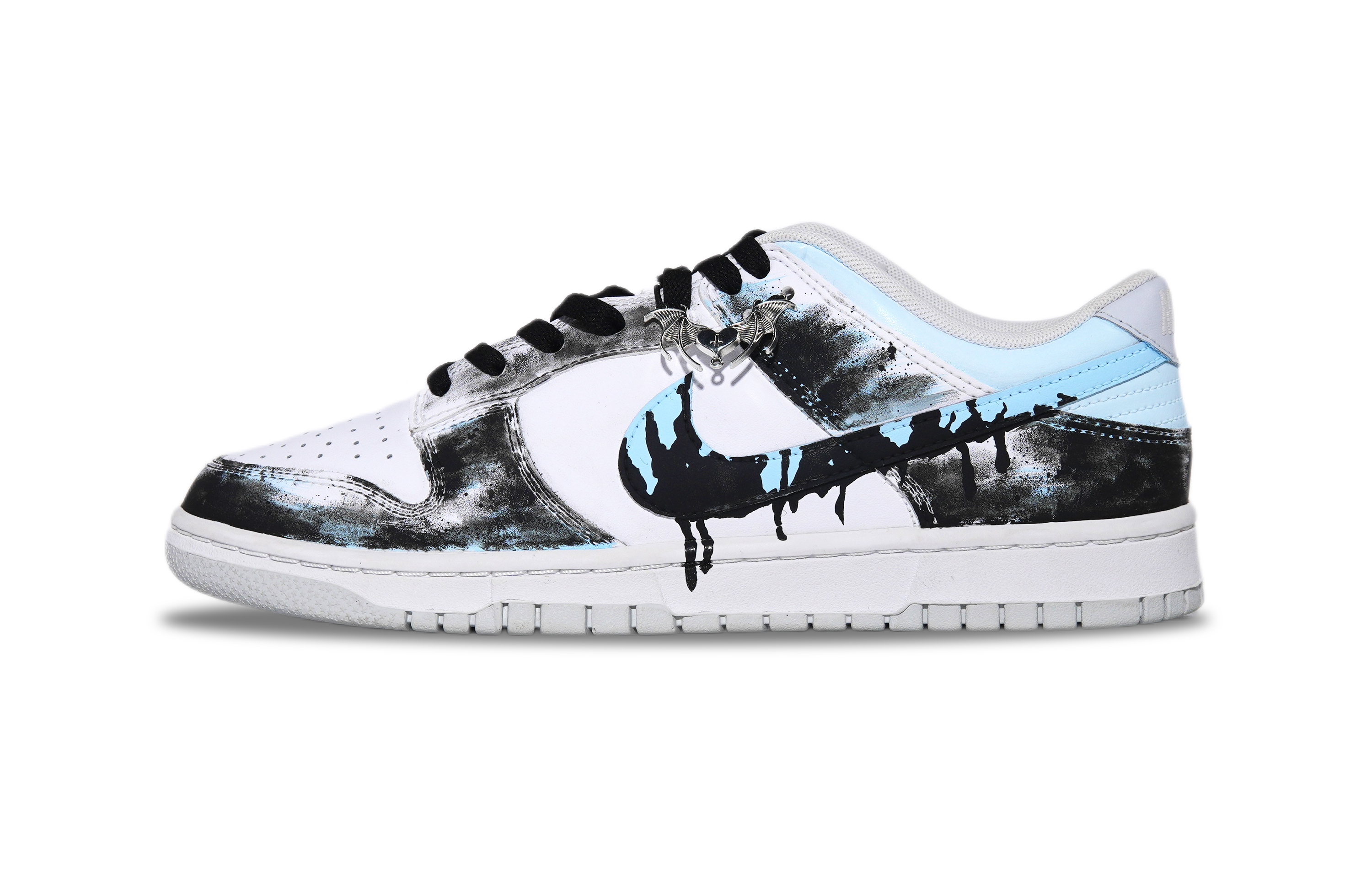 

Nike Кроссовки для скейтбординга Dunk Slip с низким верхом, мужские, черно-синие