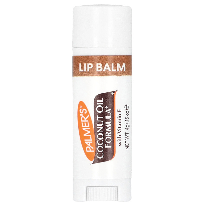 

Palmer's, Coconut Oil Formula с витамином E, увлажняющий кокосовый бальзам для губ, 4 г (0,15 унции)