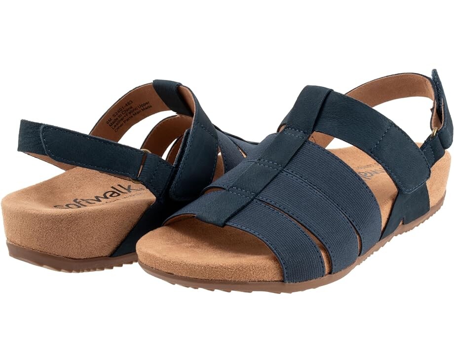 

Сандалии SoftWalk Burnaby, цвет Navy Nubuck