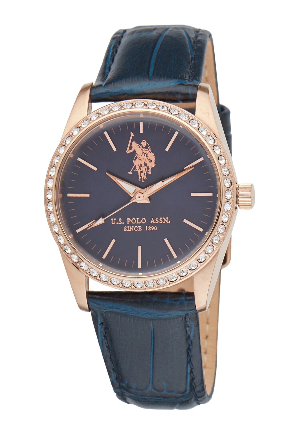 

Часы RANYA U.S. Polo Assn., цвет rose gold blue