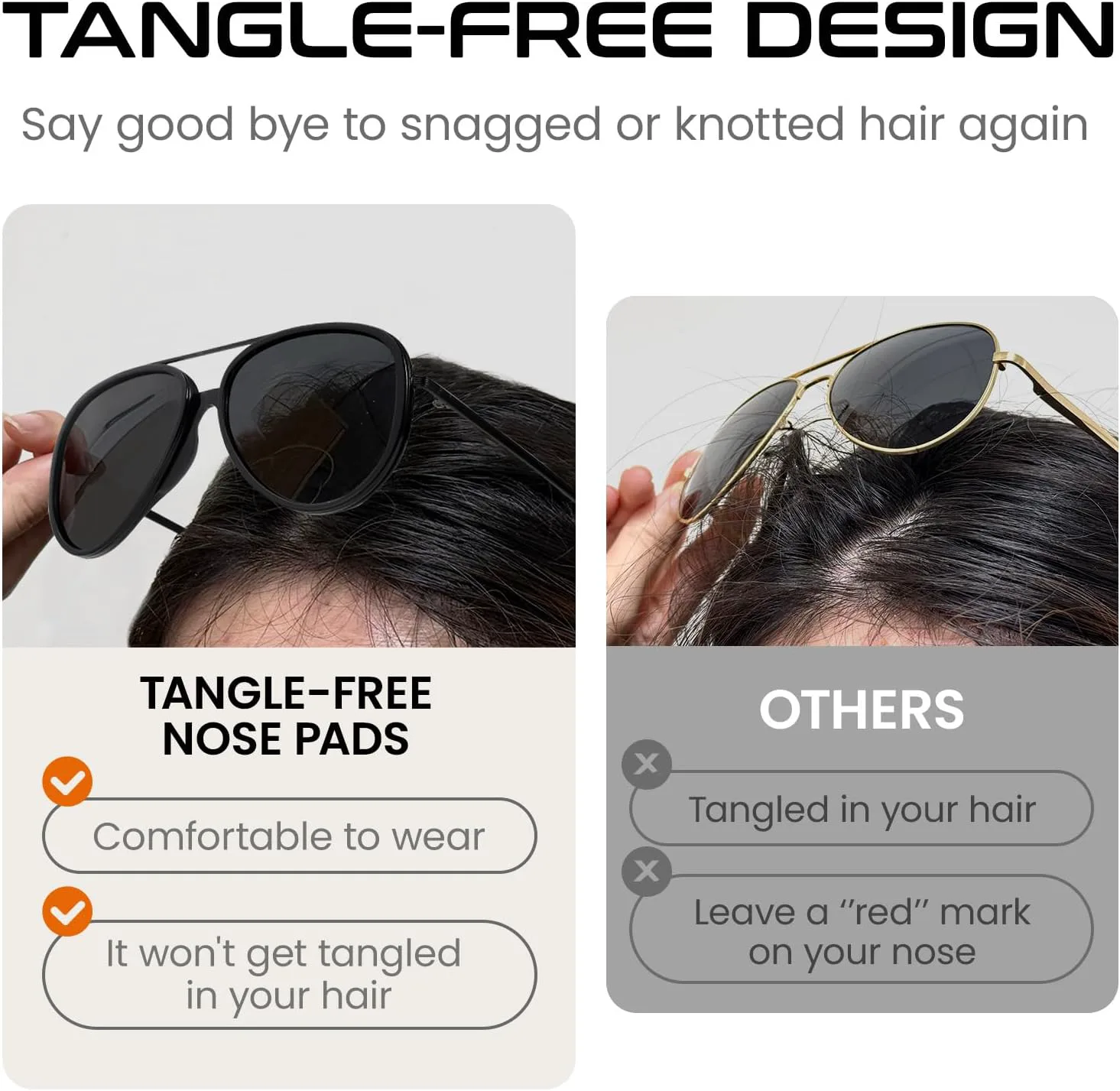 

Солнцезащитные очки-авиаторы SODQW с защитой от спутывания линз для женщин и мужчин, поляризованные, модные, с защитой UV400, для рыбалки и вождения, A06- Silver/Blue