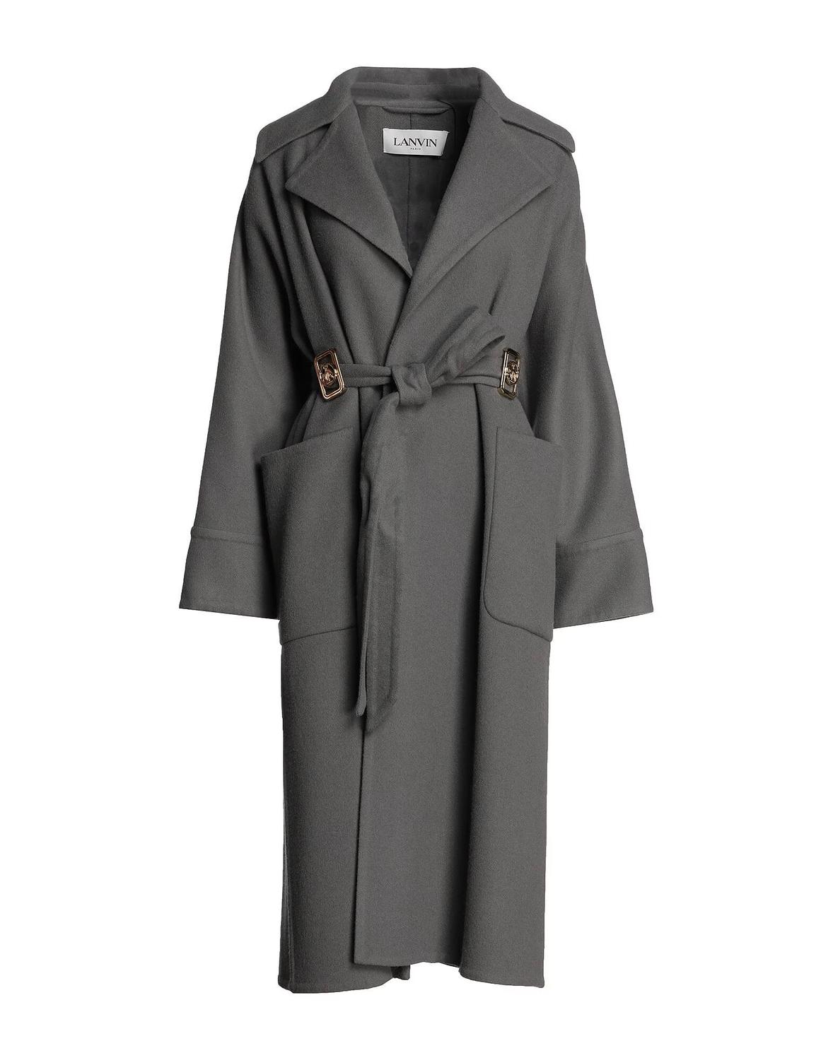 

Пальто Lanvin, серый