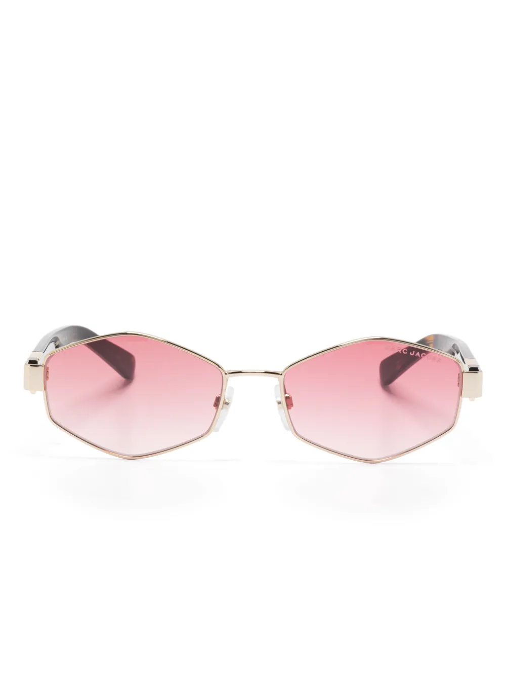 

Солнцезащитные очки в геометричной оправе Marc Jacobs Eyewear, золотой