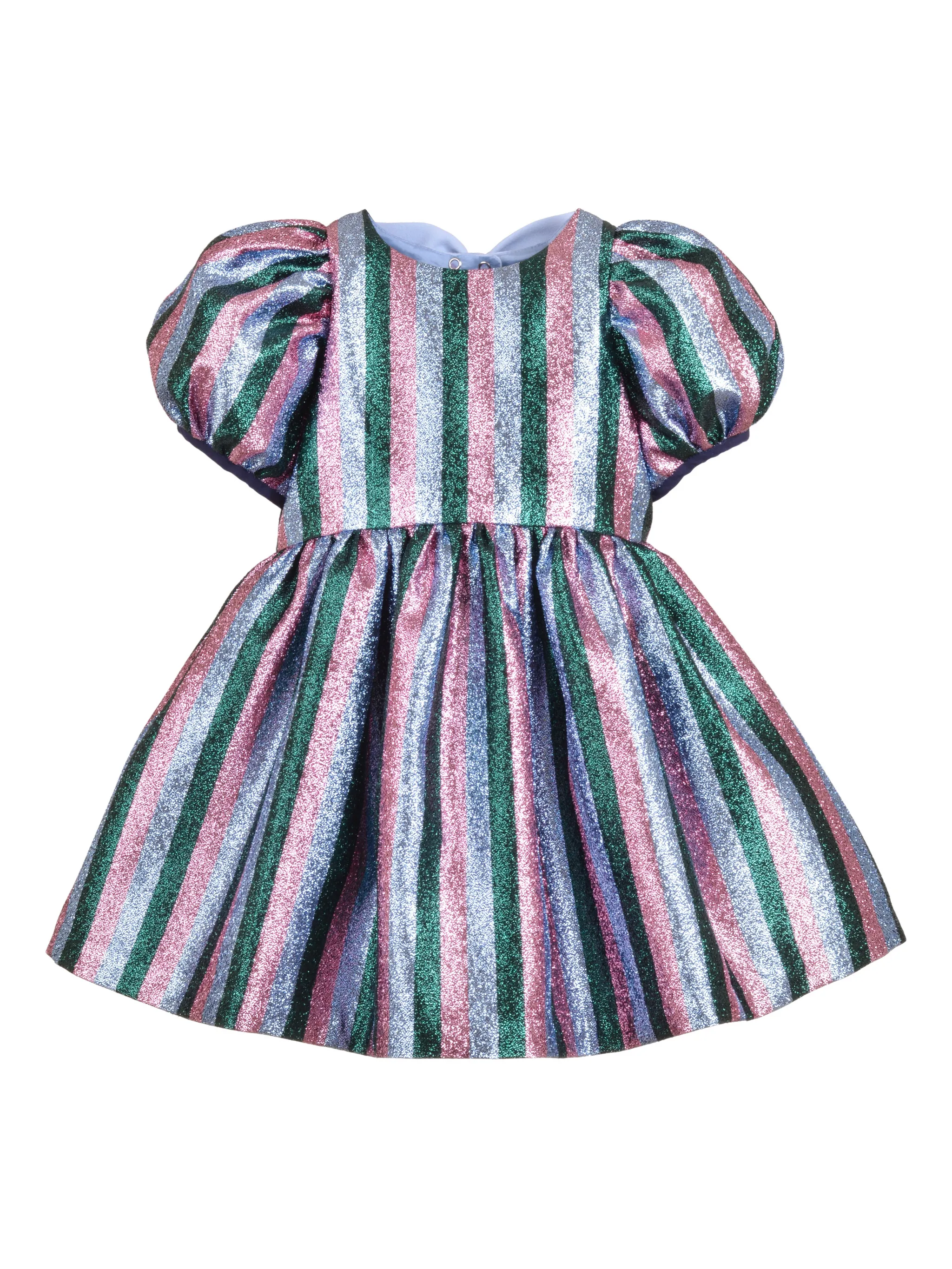 

Платье с пышными рукавами Hucklebones London, розовый