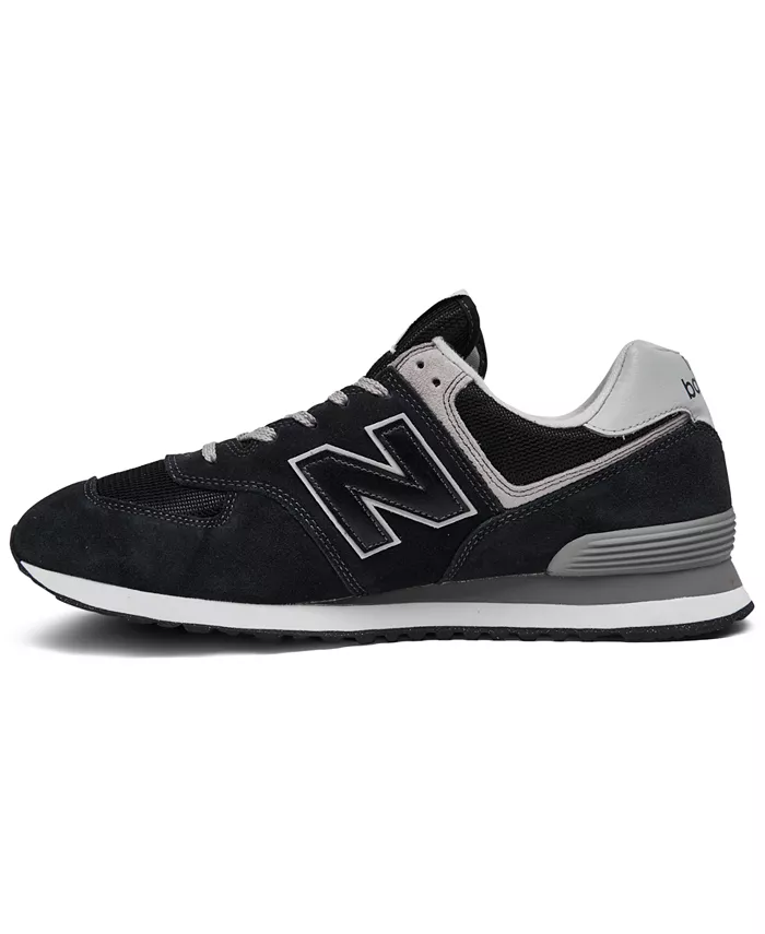 Мужские повседневные кроссовки 574 от Finish Line New Balance, черный — фото 3