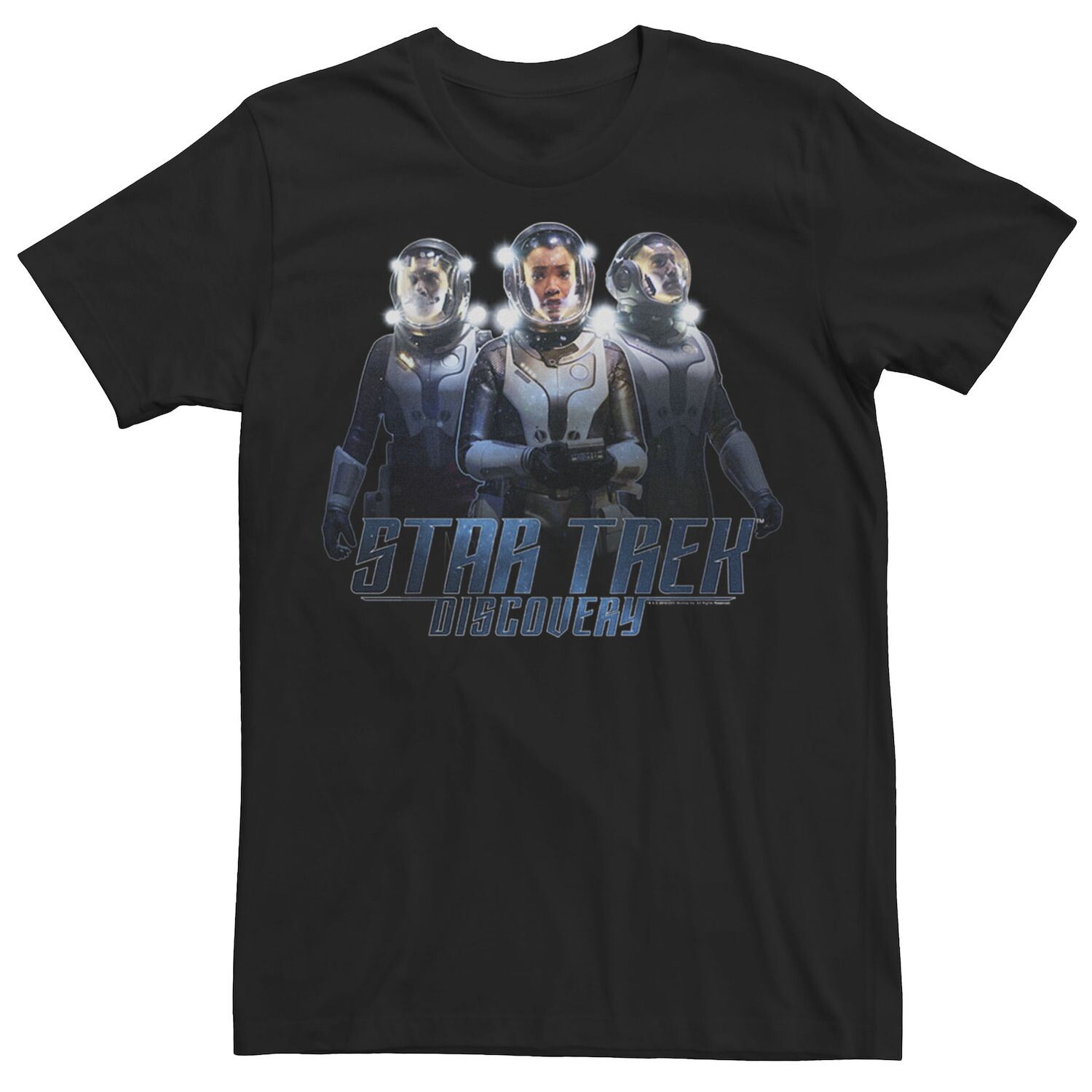 

Мужская футболка Star Trek: Discovery Space Suit Crew Trio Licensed Character