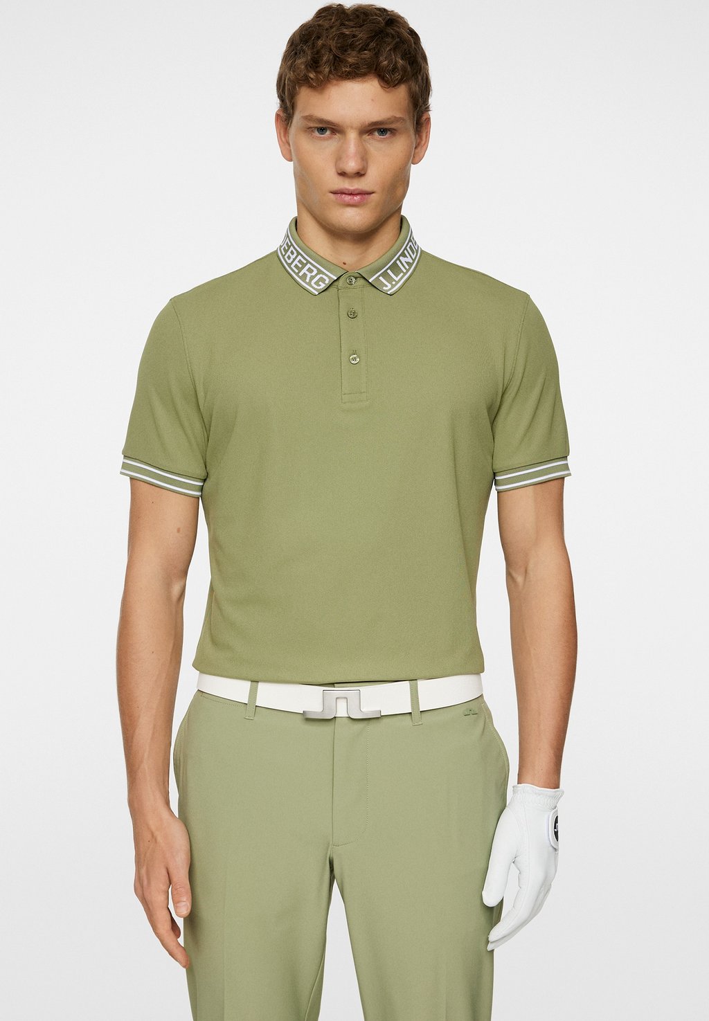 

Поло AUSTIN J.LINDEBERG Sports, зеленый