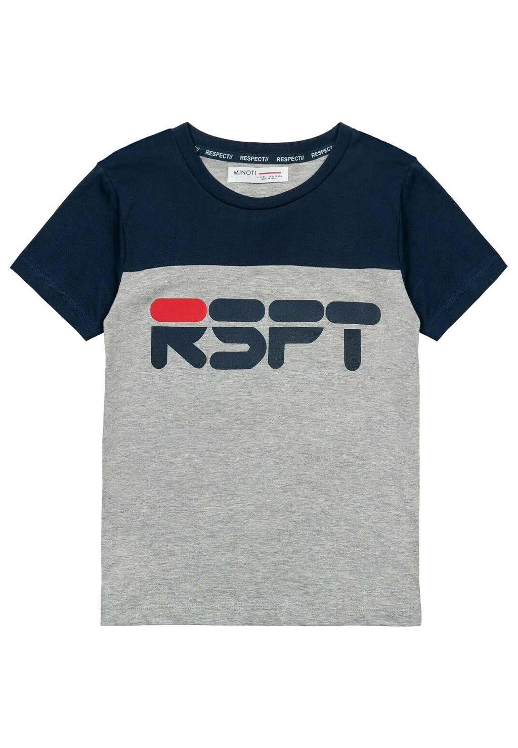 

Футболка с принтом RESPECT MINOTI, цвет grey