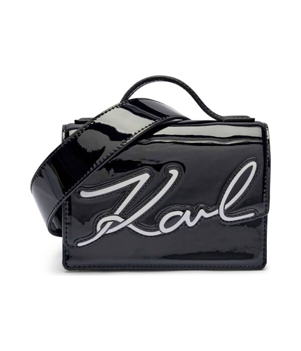 

Фирменная сумка через плечо Karl Lagerfeld Kids, черный