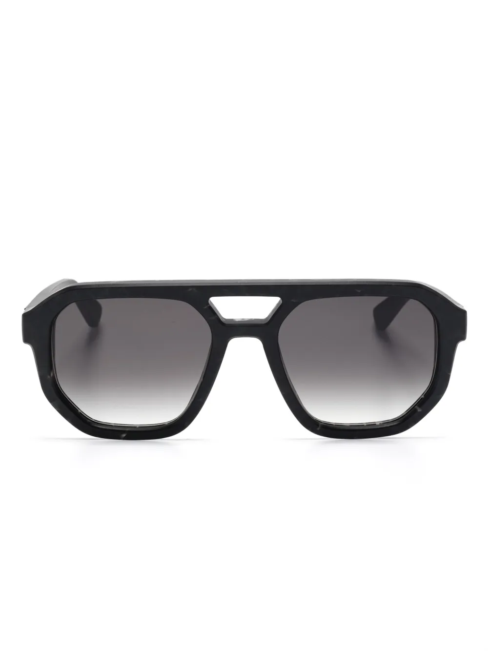 

Солнцезащитные очки в массивной оправе Mykita, черный