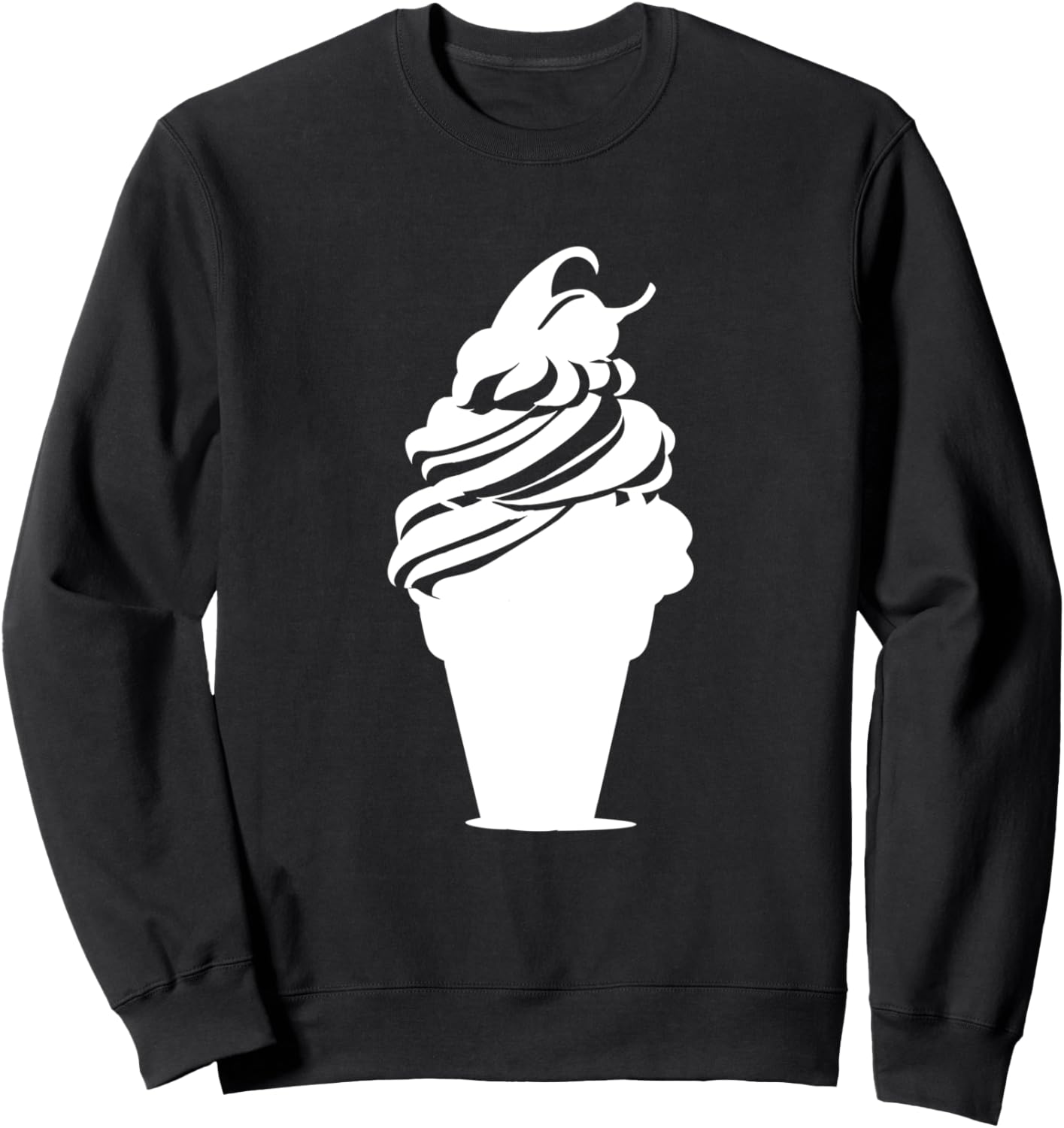 

Толстовка с рисунком рожка мороженого Ice Cream Maker Graphic Tees And Gifts, черный