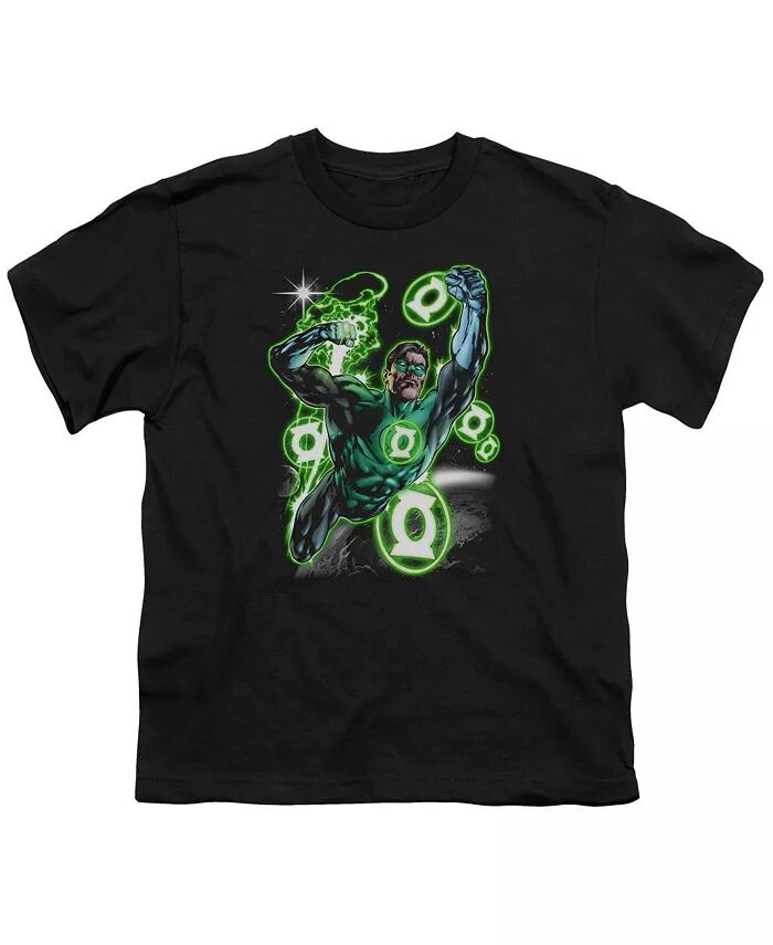 

Футболка с коротким рукавом для мальчиков Earth Sector Juvenile Green Lantern, черный