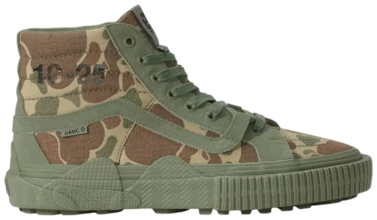 

Кроссовки OAMC x WTAPS x Vans Sk8 Hi, мультиколор