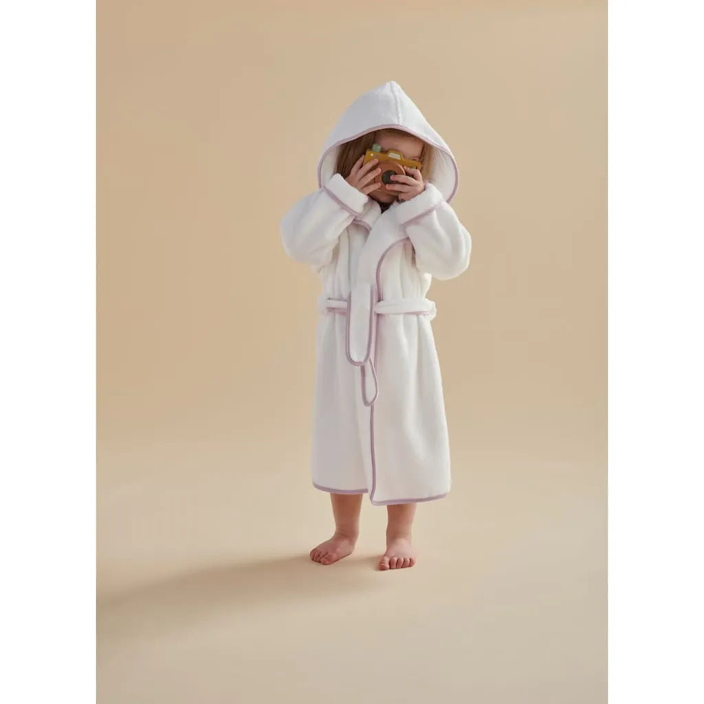 Халат Kinder , 1 шт., особенно уютный Christy, белый/розовый — фото 4