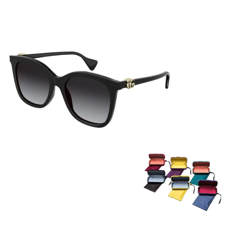

Очки солнцезащитные Gucci Unisex Oversized Frame, черный