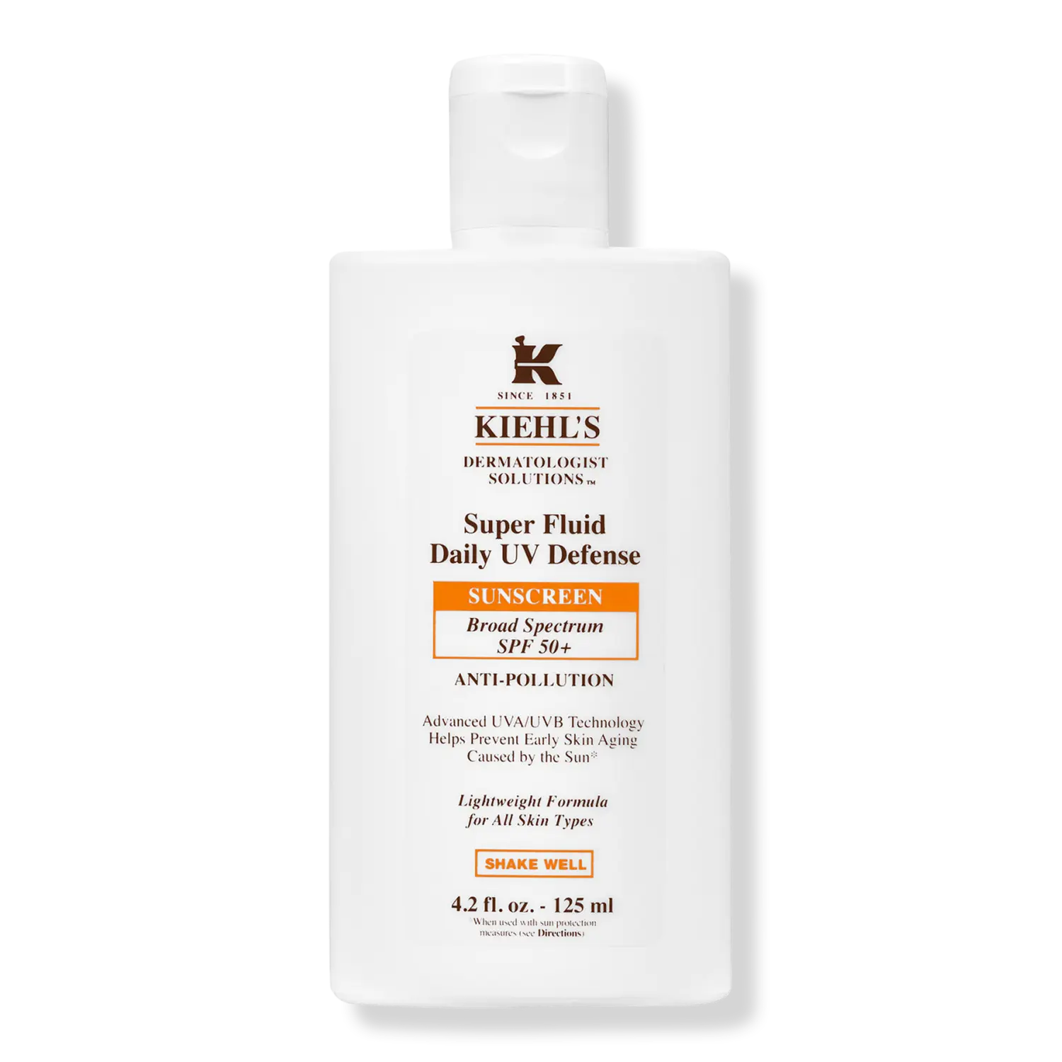 

Супержидкая формула для ежедневной защиты от УФ-излучения SPF 50+ Kiehl's Since 1851, 4.2 oz