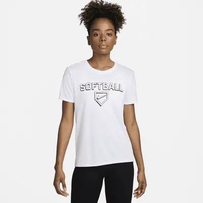 

Футболка Nike Dri-FIT, белый/черный