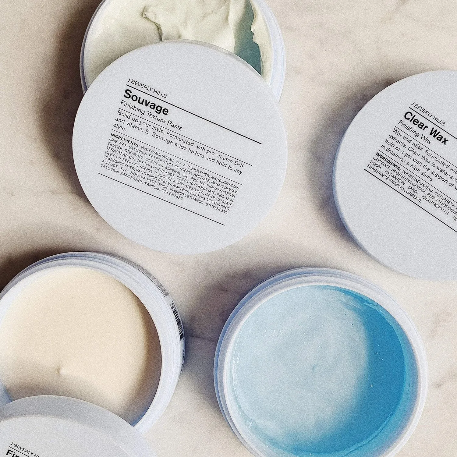 Текстурирующая паста для волос J Beverly Hills Blue Souvage с витамином Е для укрепления волос, 2,5 унции. — фото 3