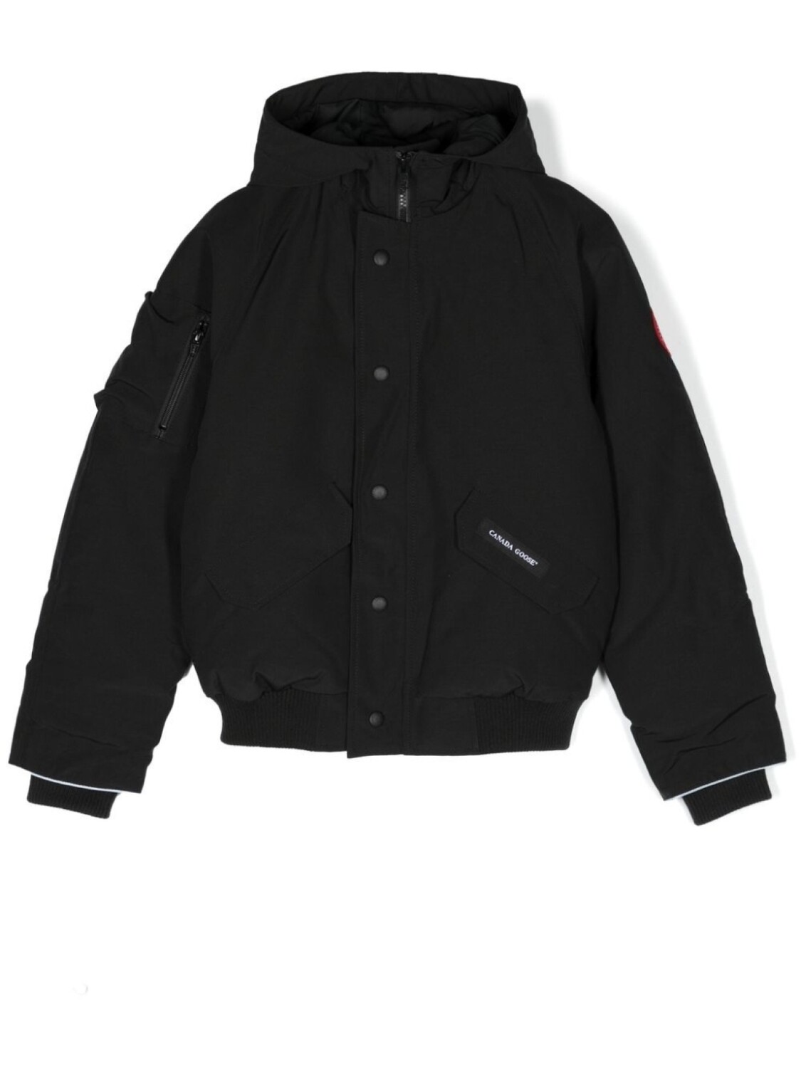 

Canada Goose Kids пуховик Rundle, черный