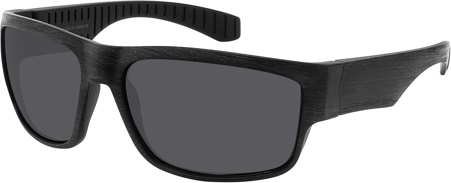 

Солнцезащитные очки EDGEIWEAR с принтом под дерево, квадратной и прямоугольной оправой, защитой от УФ-излучения UV400, для мужчин, женщин и унисекс, Black Frame/Grey Lens