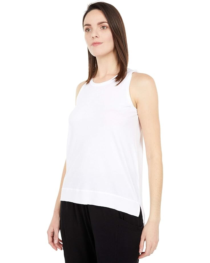 

Топ bobi Los Angeles Lightweight Jersey Sleeveless Top, белый