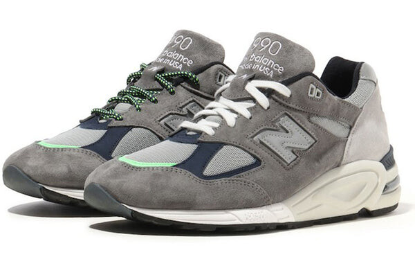 Кроссовки madness x 990v2 сделано в сша New Balance, серый — фото 3