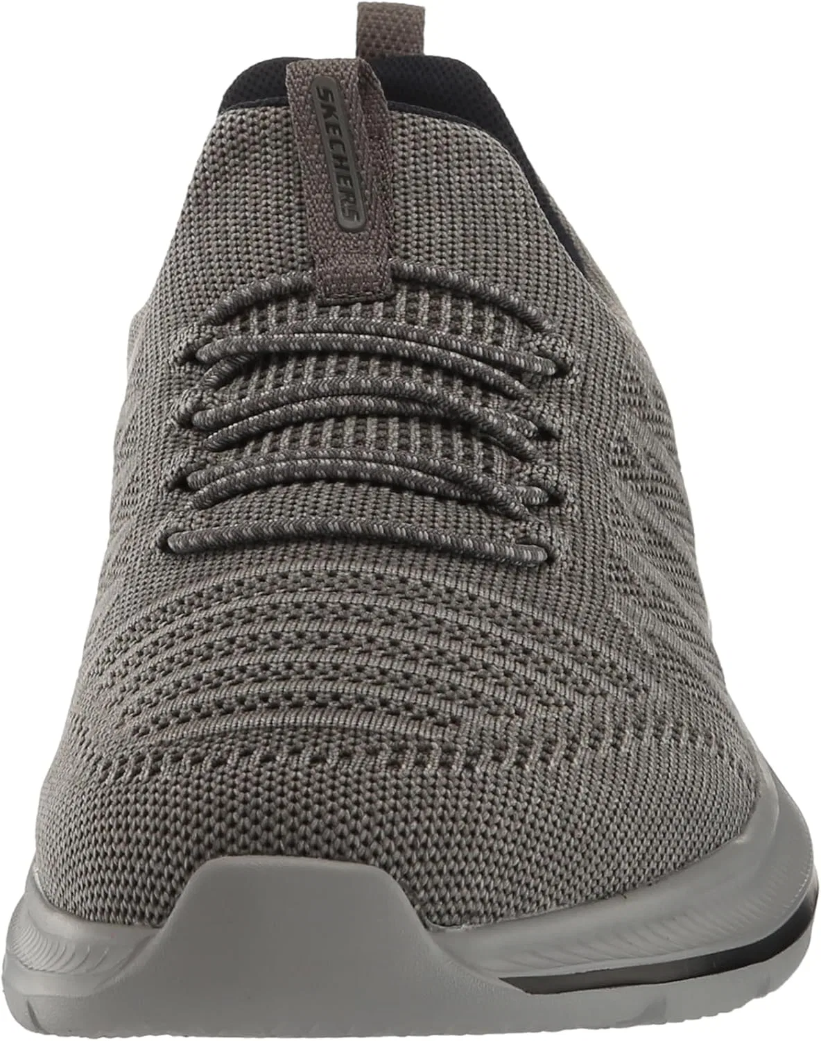 Мужские лоферы Skechers USA Garner-Crispin на шнуровке с эластичным шнурком, Gray — фото 2