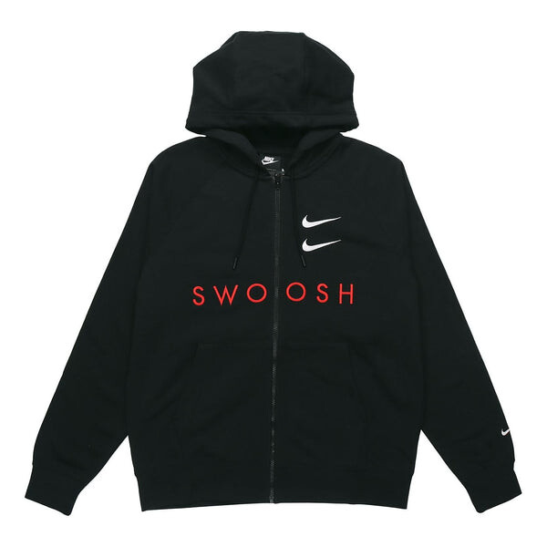 

Куртка Nike AS Men's Nike Sportswear SWOOSH Hoodie FZ FT Black, черный