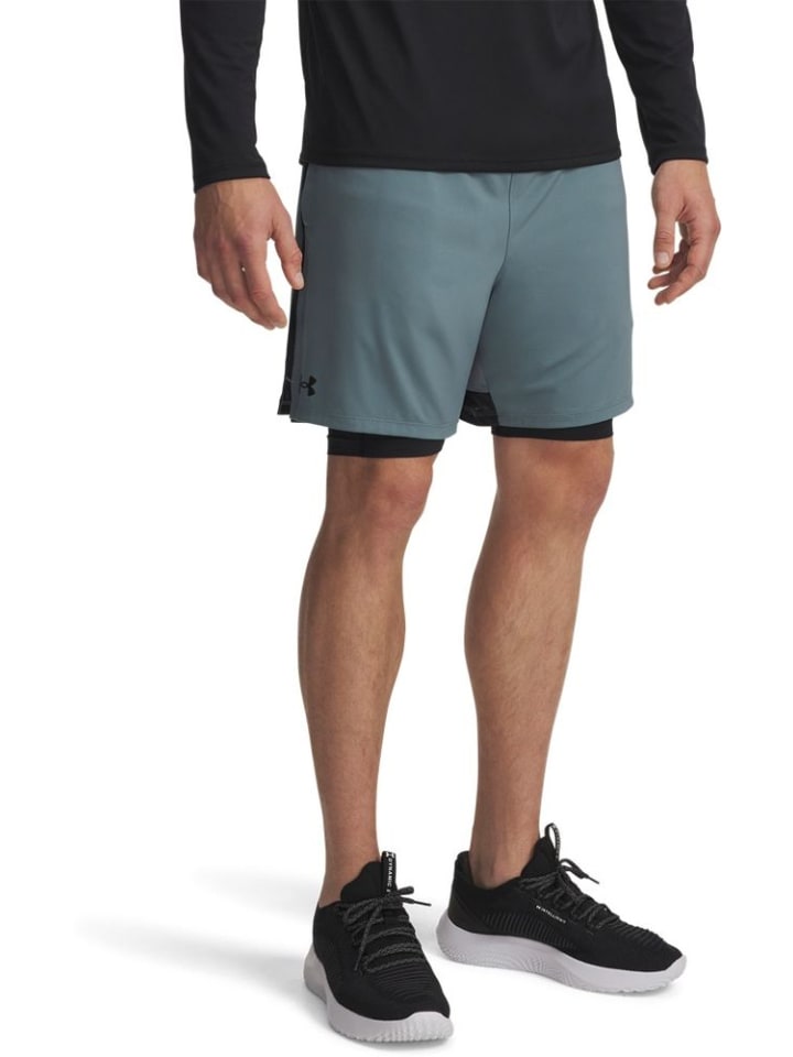 

Спортивные шорты Tech Vent 2In1 Shorts синего цвета Under Armour