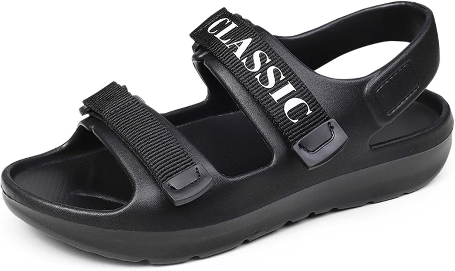 

Мужские сандалии UANGLI для походов, воды и пляжа, спортивные сандалии с поддержкой свода стопы, мягкие, удобные, устойчивые к скольжению и износу, летние, черный