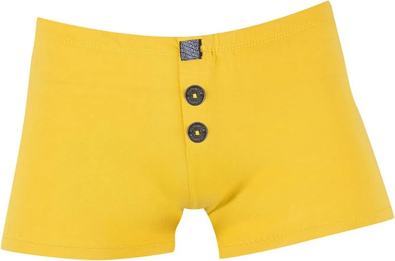 Боксеры с паховым отверстием, Yellow