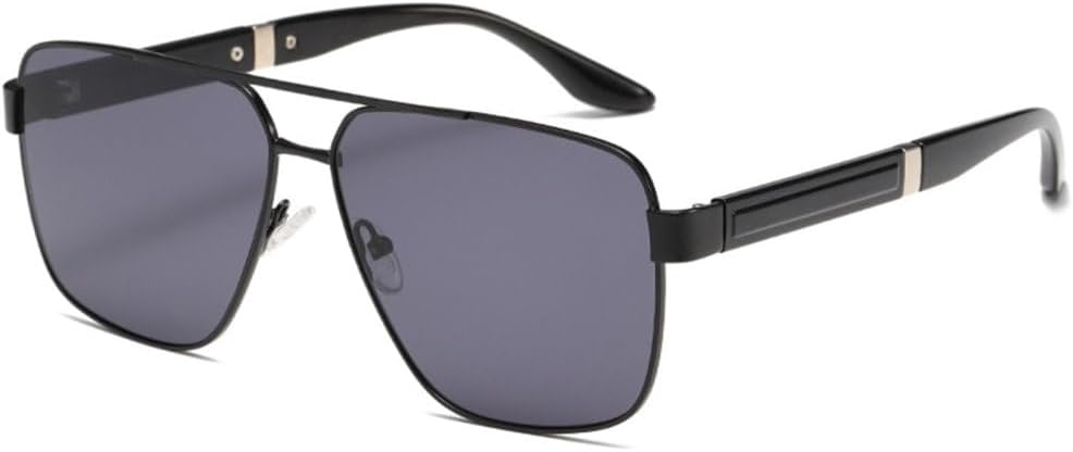 

MUTYNE Модные авиационные солнцезащитные очки с двойной перемычкой и металлическим каркасом, стильные женские солнцезащитные очки, классические мужские летние дорожные очки, C1