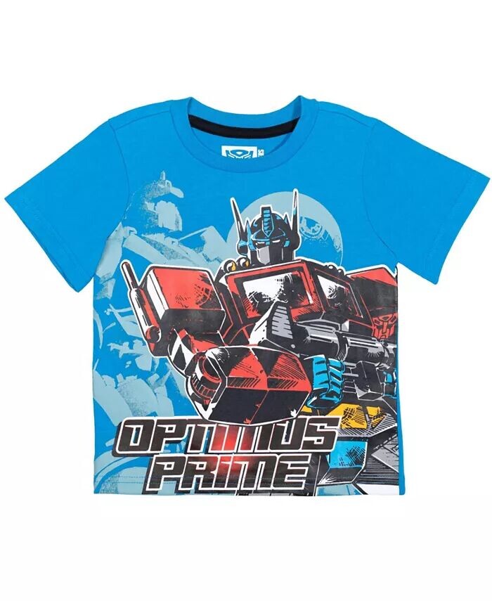 Комплект из 3 футболок для мальчиков Bumblebee Optimus Prime Transformers, мультиколор — фото 2