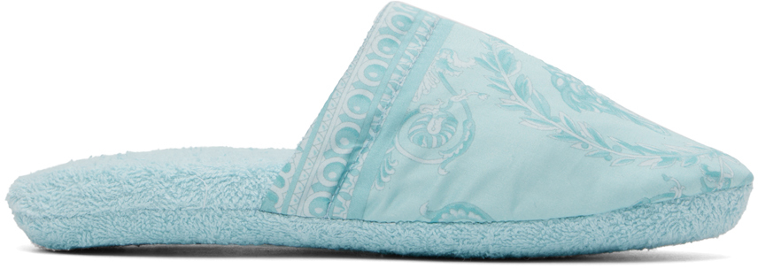 

Синие тапочки «I Heart Baroque» Versace Underwear