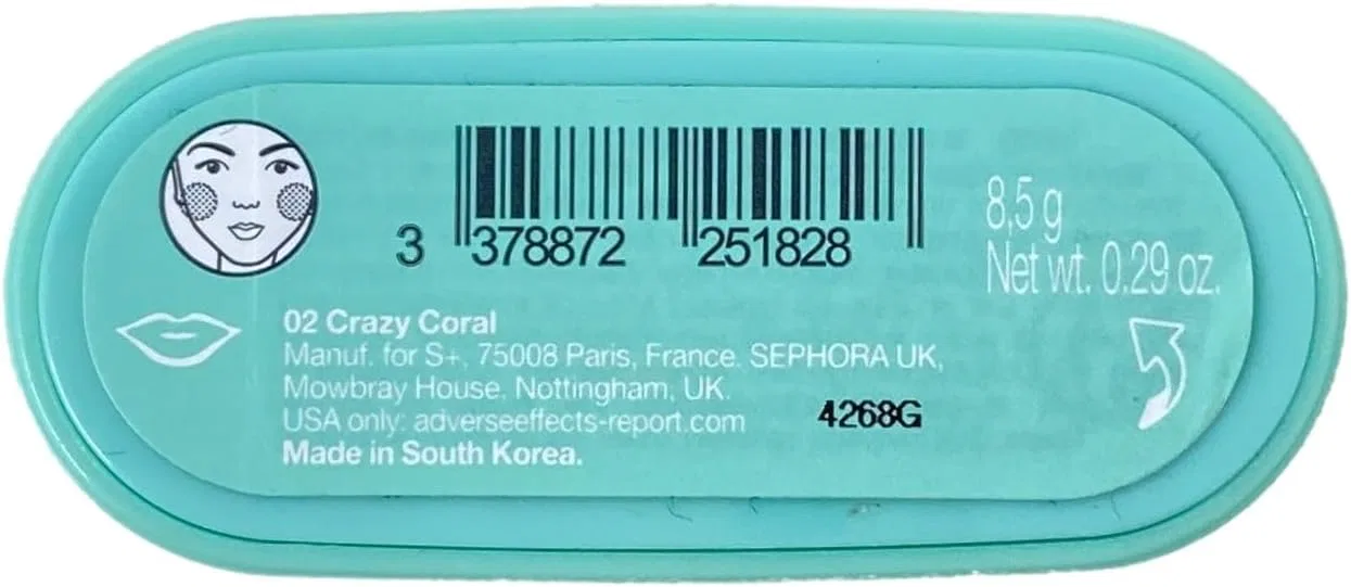 Стик для губ и щек Color Twister Changing Oil-in-Stick Sephora Collection, оттенок Crazy Coral, 8.5 г — фото 4
