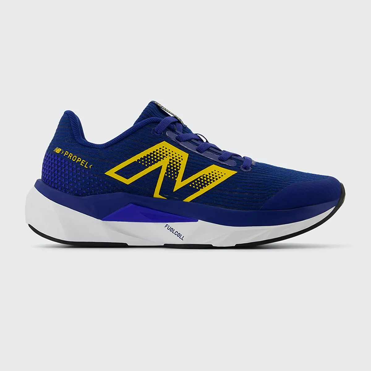 

Детские кроссовки для бега FuelCell Propel v5 New Balance, синий/желтый