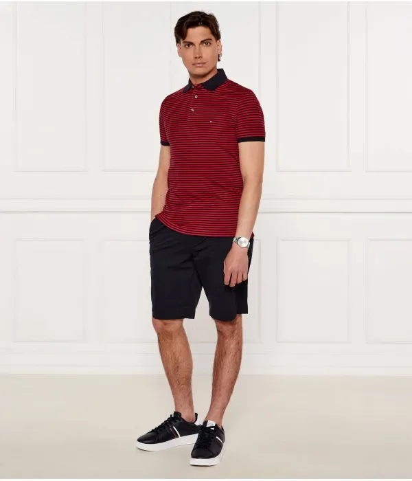 Поло 1985 slim fit Tommy Hilfiger, красный — фото 2