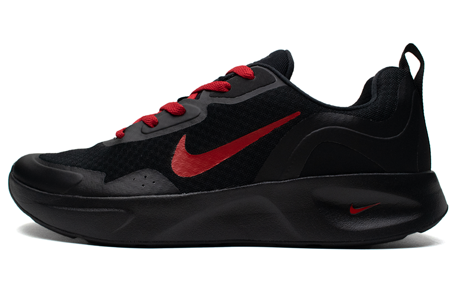 

Nike Дышащие и легкие кроссовки Wearallday с низким верхом, мужские, черно-красные