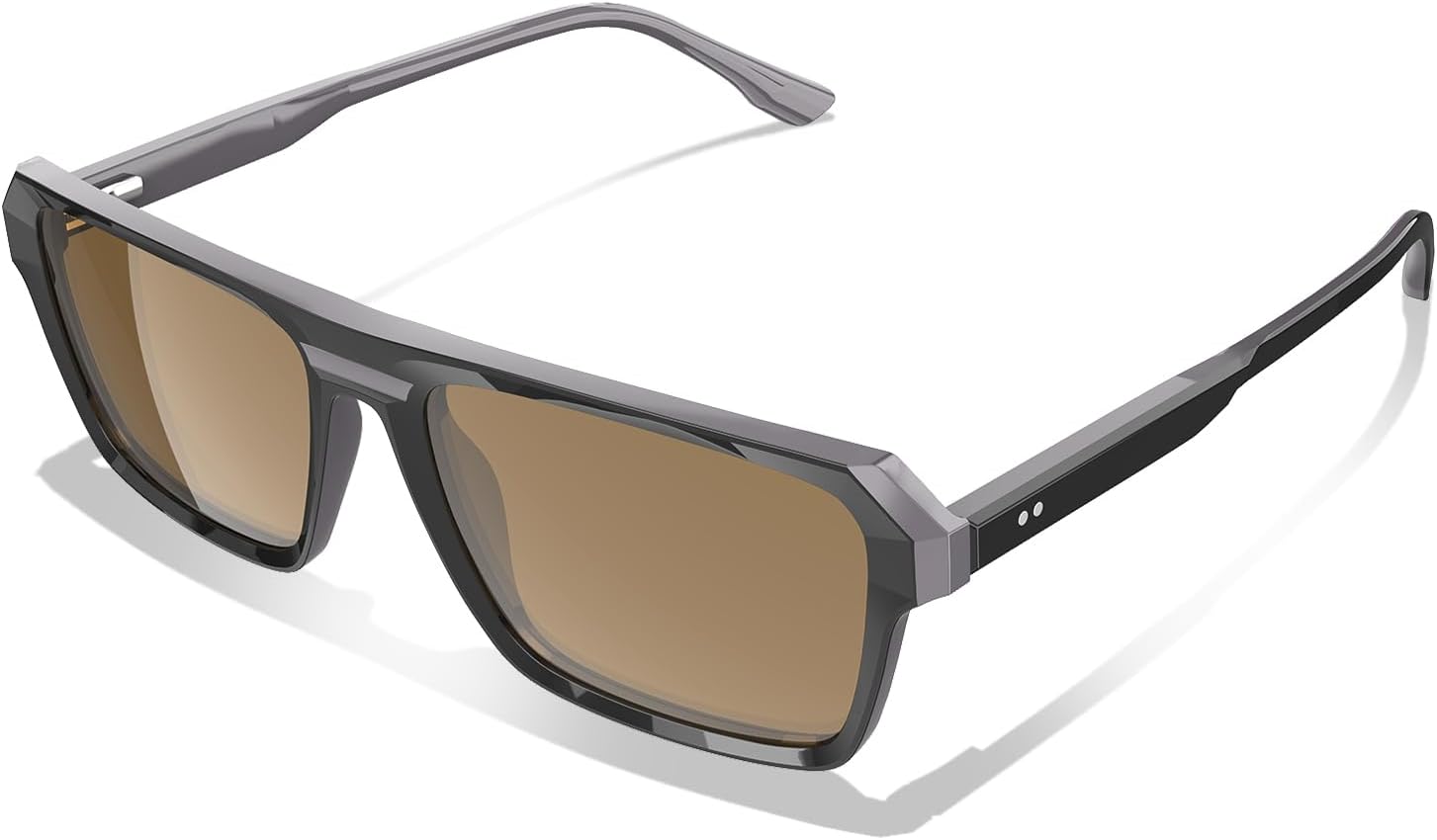 

Поляризованные солнцезащитные очки ANYLUV для мужчин, из углеродного волокна, легкие, с защитой от УФ-излучения UV400, подходят для вождения, рыбалки, гольфа, B04 Black/Brown