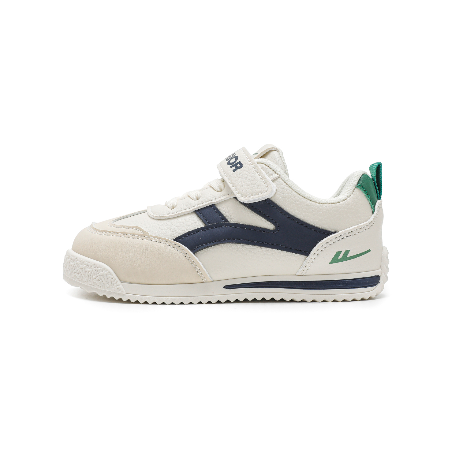 

German Army Trainers Cushioning, Wear Resistant Low top Skateboard Shoes Kids' WARRIOR, бежевый/синий/зеленый