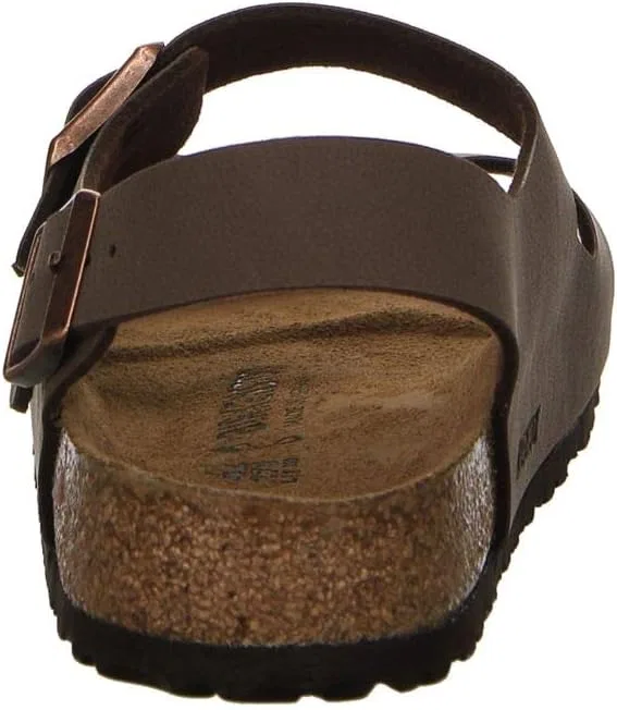 Сандалии Birkenstock Classic Milano унисекс с ремешком на щиколотке для взрослых, коричневый — фото 3