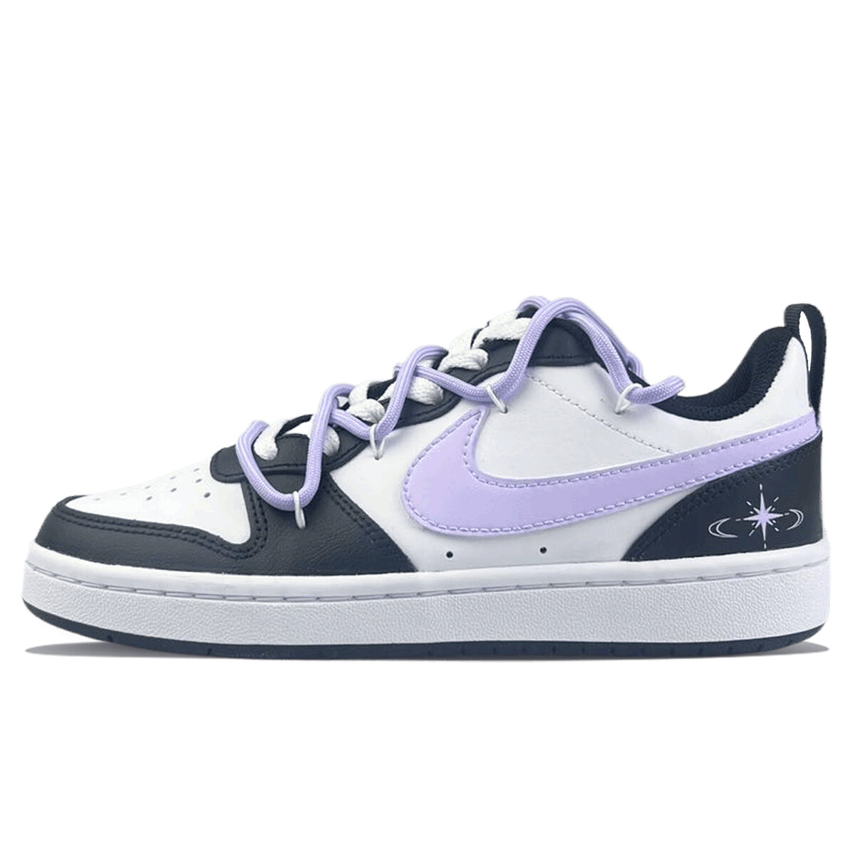 

Кроссовки Nike Court Borough Skateboarding Shoes Women's Low-top Purple, светло-фиолетовый