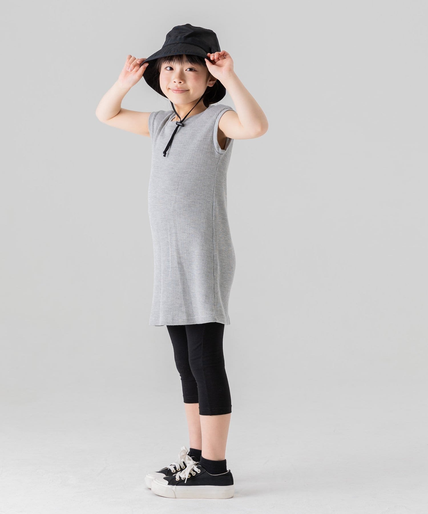 Однотонные леггинсы длиной 3/4 Chil2, black — фото 3