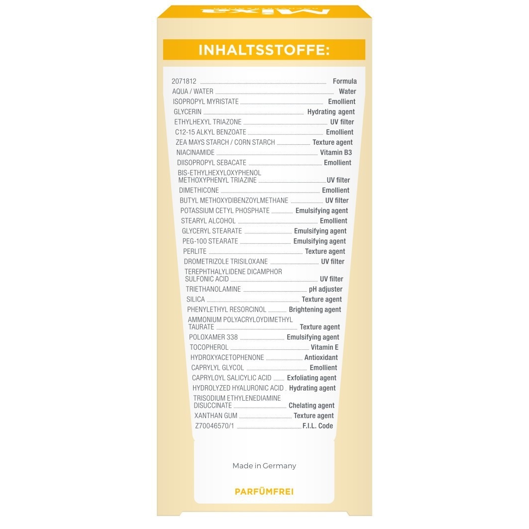 Крем для тела niacinamide bright lsf 50 Mixa, объем 50 мл — фото 3