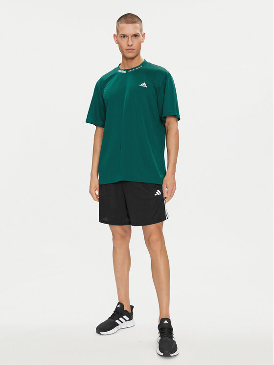 Спортивные шорты regular fit Train Essentials Piqué 3-Stripes Training Shorts IB8111 Adidas, черный — фото 2