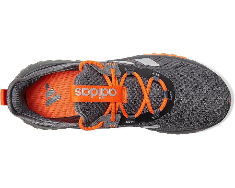 Кроссовки adidas Kids Kaptir 4.0 Shoes, цвет Grey/Matte Silver/Impact Orange — фото 2