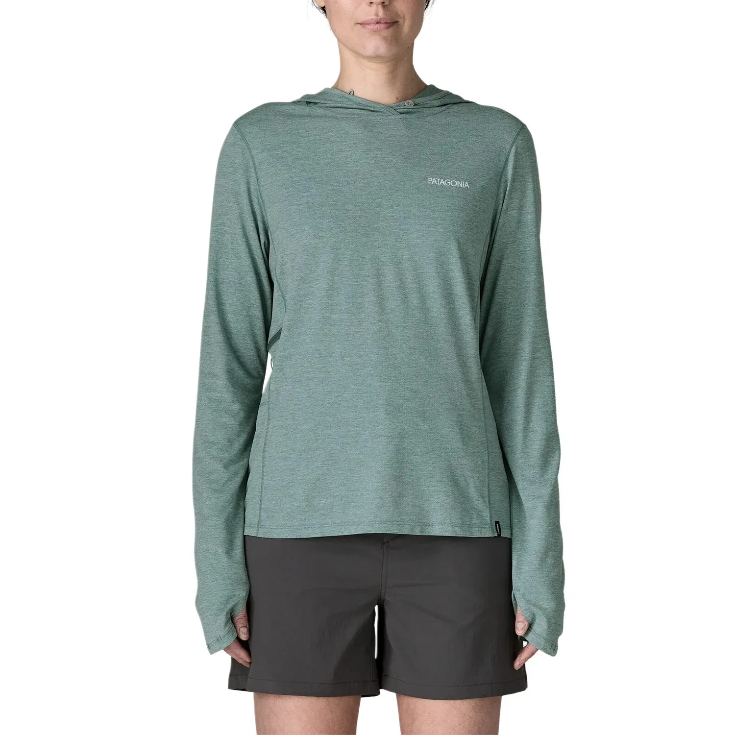 Футболка быстросохнущая Patagonia Capilene женская Sage Blue — фото 4