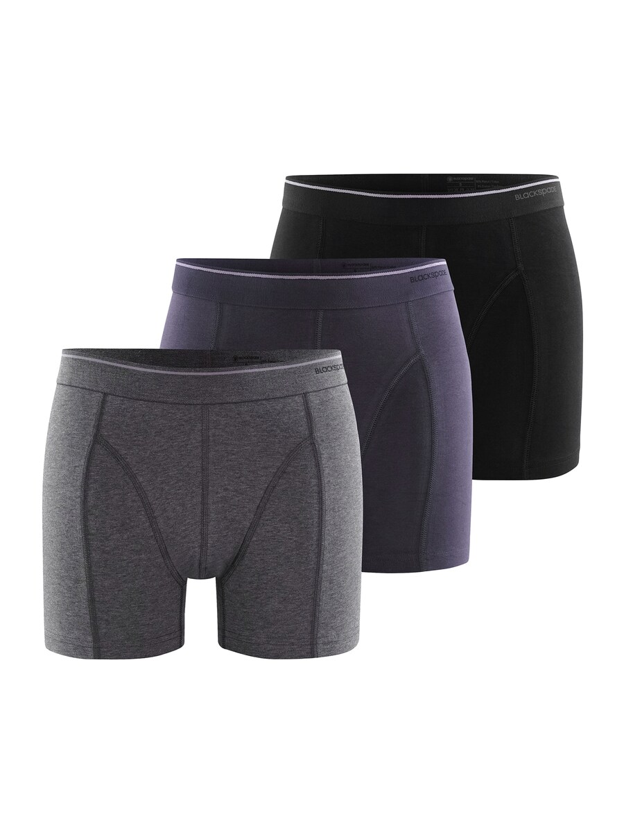 

Трусы Blackspade Boxer shorts Tender Cotton, цвет dark blue/mottled grey/black