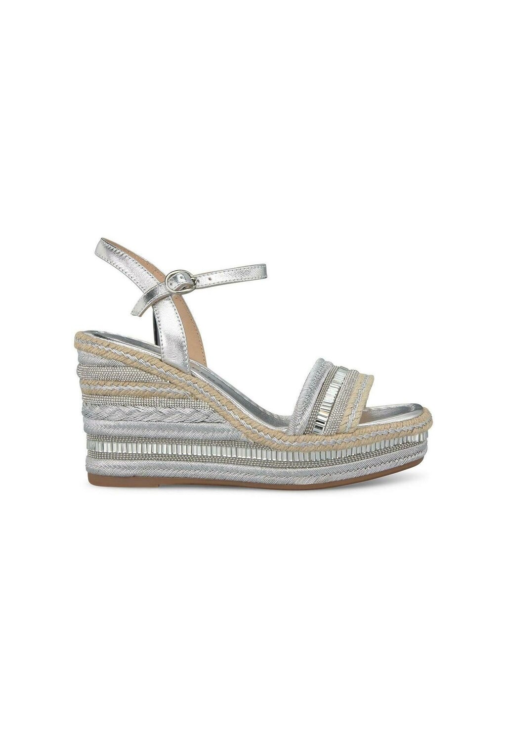 

Эспадрильи BANDA CON PEDRERÍA Alma en Pena, посеребренный